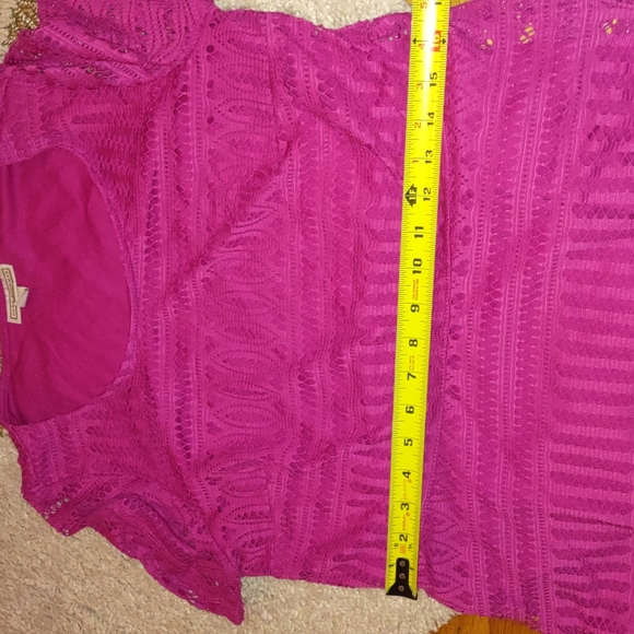 DONATED Dana Buchman Short Sleeve Midi Dress - Picture 6 of 6